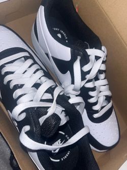 Black and white Nike