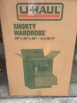 U- Haul Wardrobe Box