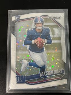 2025 Panini Prizm Jaxson Dart RC Disco Prizm #332 New York Giants Rookie