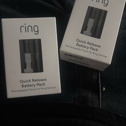 Ring Camera Battery Pack Lot Of 2 