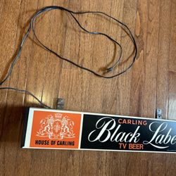Black Label Light Up Bar Sign 
