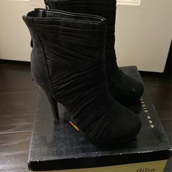 Black Heel Boots 