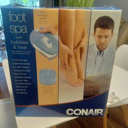 Conair Foot Bath /bubbles And Heat