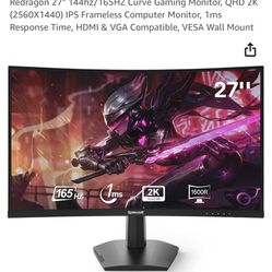 Gaming Monitor 27” Curve