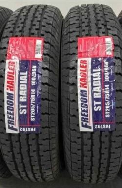 ( 2 TIRES  ) 205/75R14 FOR TRAILER