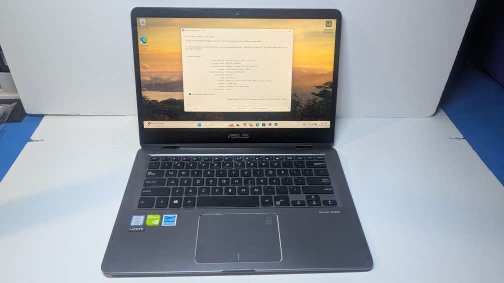 ASUS ZenBook Flip 14" Touchscreen Win 11 PRO, 512GB SSD, Intel Core i7-10th Gen, 16GB RAM, NVIDIA