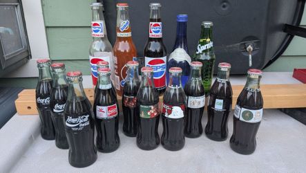 90s soda bottles