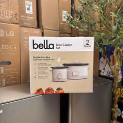 Bella slow cooker 2 piece set