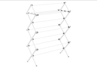 Foldable Clothes Drying Rack, Laundry Drying Rack, Clothes Airer, Steel Frame, 14.6 x 36.6 x 53.2 In