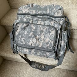 Used Camouflage Laptop Backpack
