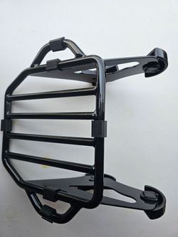 Black Metal Motorcycle Rear Luggage Rack