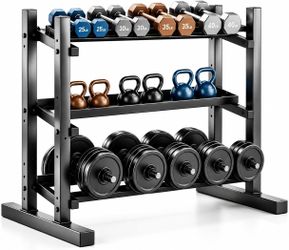 3-Tier Dumbbell Storage Rack, new