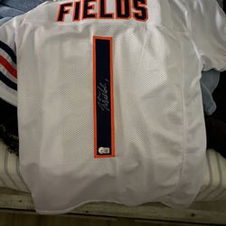 Justin Fields Autographed Jersey