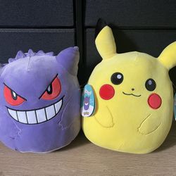 10 Inch Gengar & Pikachu Squishmellow