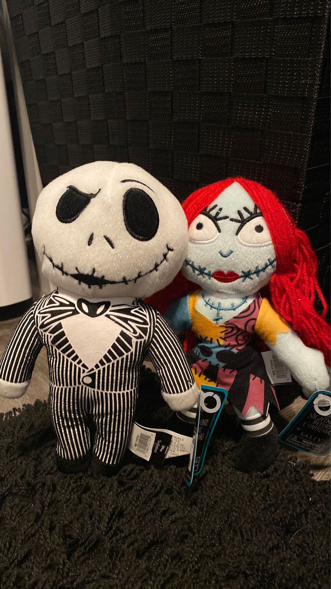 Jack and sally plushies