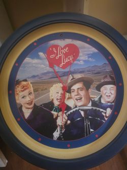 I Love Lucy Collectible Wall Clock