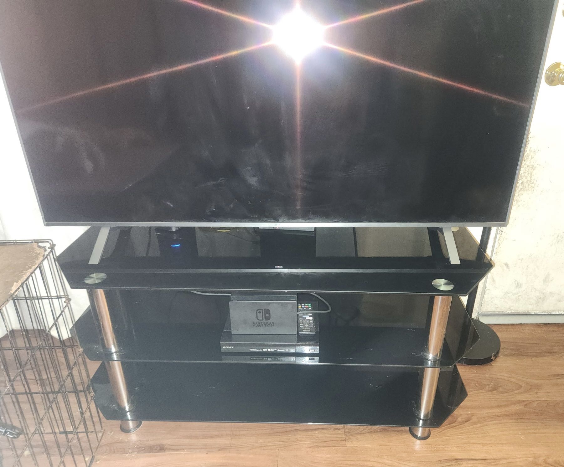Glass TV Stand