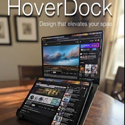 Adjustable Laptop & iPad Stand – Dual Screen Workstation