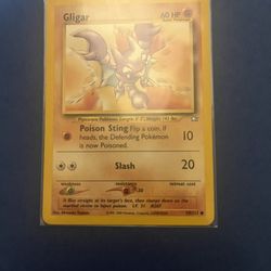 Pokémon Gligar 59/111 N1 Neo Genesis Unlimited LP/NM