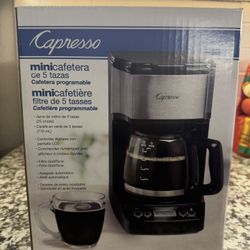 Capresso 5-Cup Mini Coffee Maker 