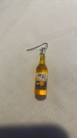 Corona Beer Bottle Novelty Earring