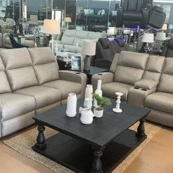 Recliners Sofa & Loveseat (available in two colors)