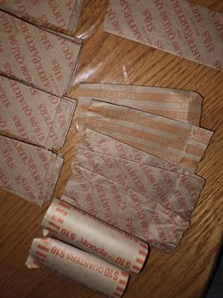 Quarter coin rolls