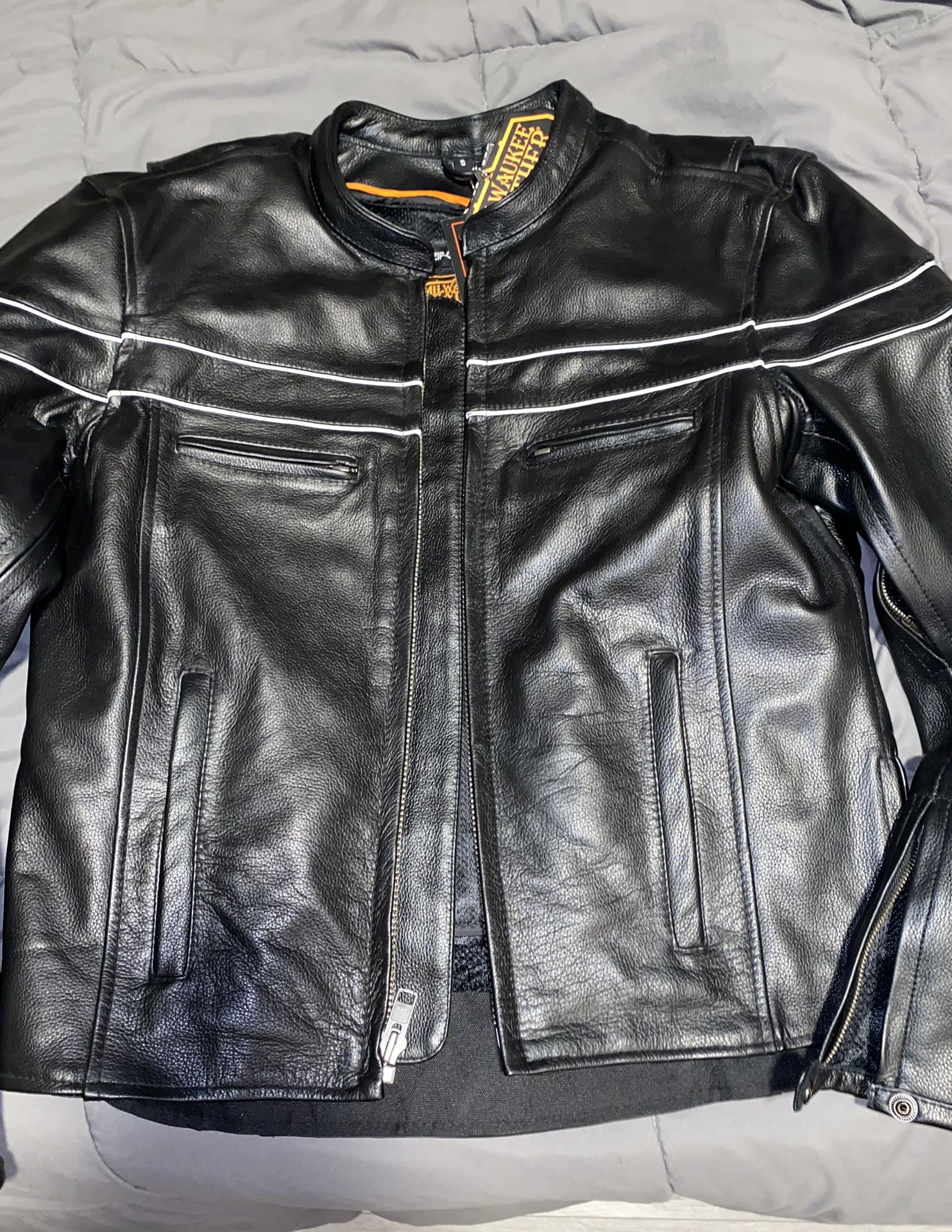 Motorcycle Jacket Cruiser Cafe Racer Milwaukee Leather Sporty Crossover New Men’s SMALL / MEDIUM