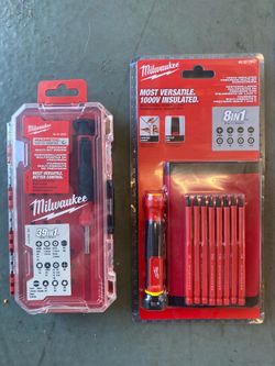 Milwaukee Precision Screwdriver and 54-but Screwdriver