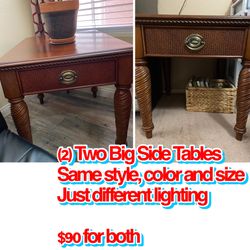 2 Big side table For living Room 