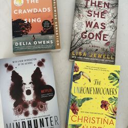 Books Novels Lot She Was Gone Mindhunter Crawdads