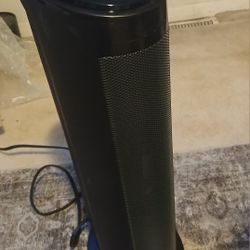 New Lasko 22" Oscillating 3-Speed Remote Controlled Ceramic Tower Space Heater, Black, 