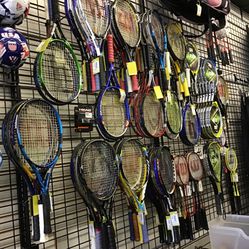 Tennis Rackets Adults & Kids Used & New (Prices Range $14.99-$69.99