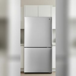 2026 Kenmore 17.8 Cu Ft Bottom Freezer Refrigerator New Stainless Steel - Holly Springs, NC