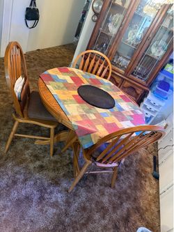 Table and chairs