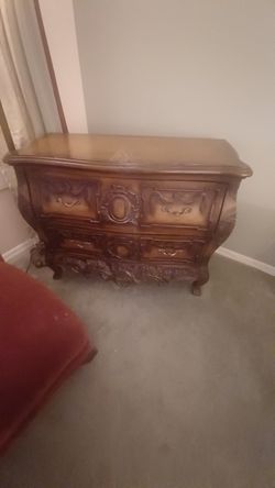 Beautiful Two Drawer Dresser Wood