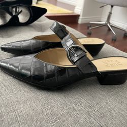 New naturalizer Bess leather Slides 8 