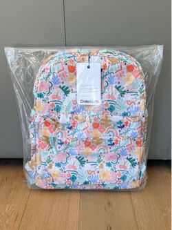 BRAND NEW - Crate and Kids Flower Garden Large Kids Backpack