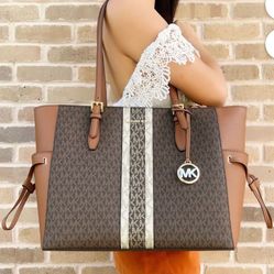 Michael Kors New Gilly Large Black Logo Lugg Multi Tote With Wallet Set $450 OBO