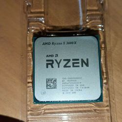 Ryzen 5 3600x Cpu With Fan