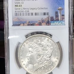 1884-O MS63 VAM10 O/O Morgan Dollar 