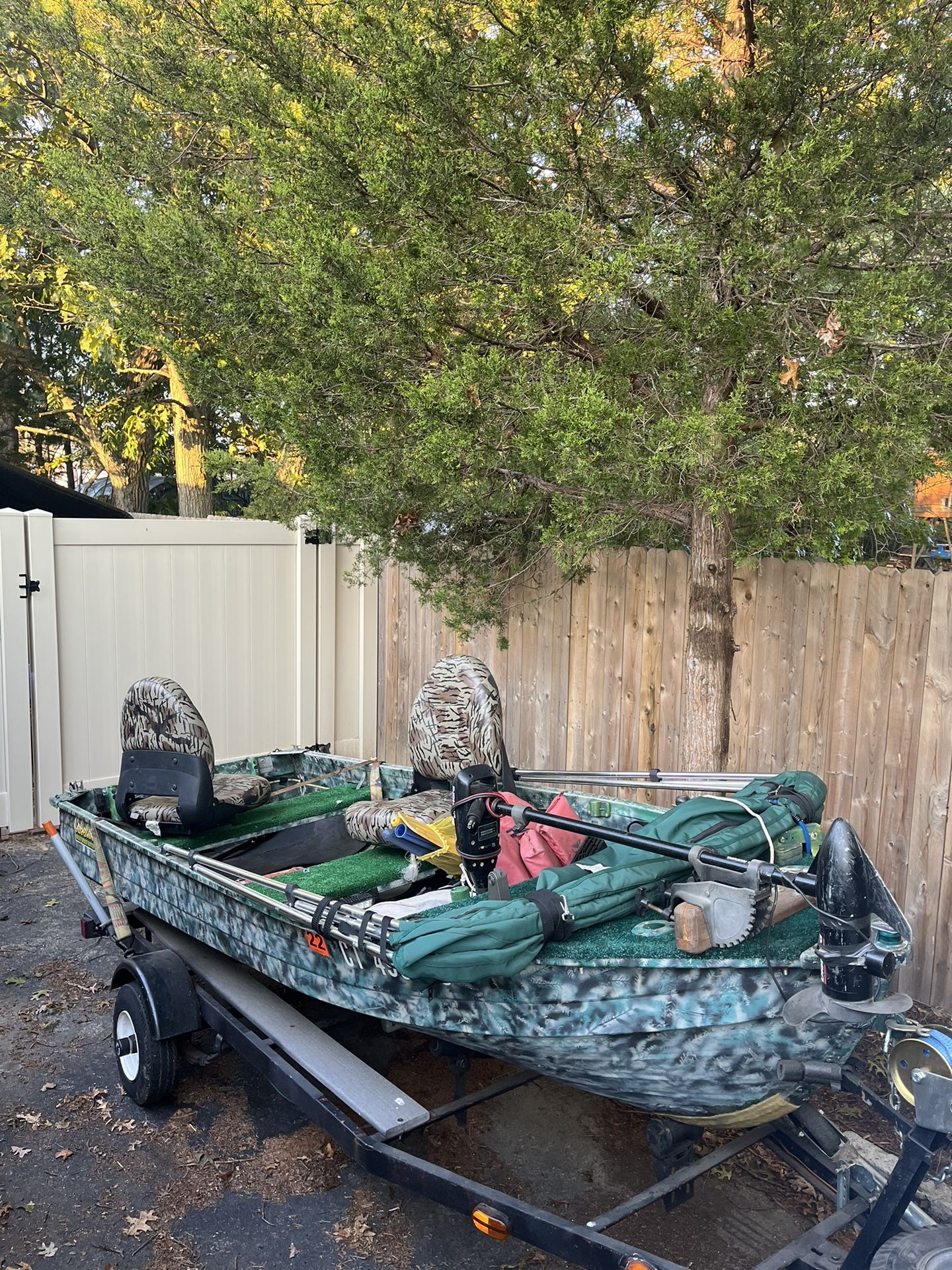 12ft Cabalas Aluminum Boat Trades