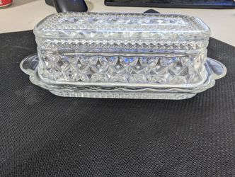 Crystal Butter Dish