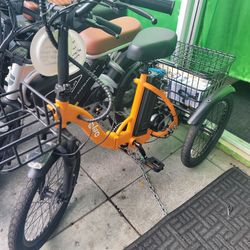 Electric tricycle 16mph 50 miles range