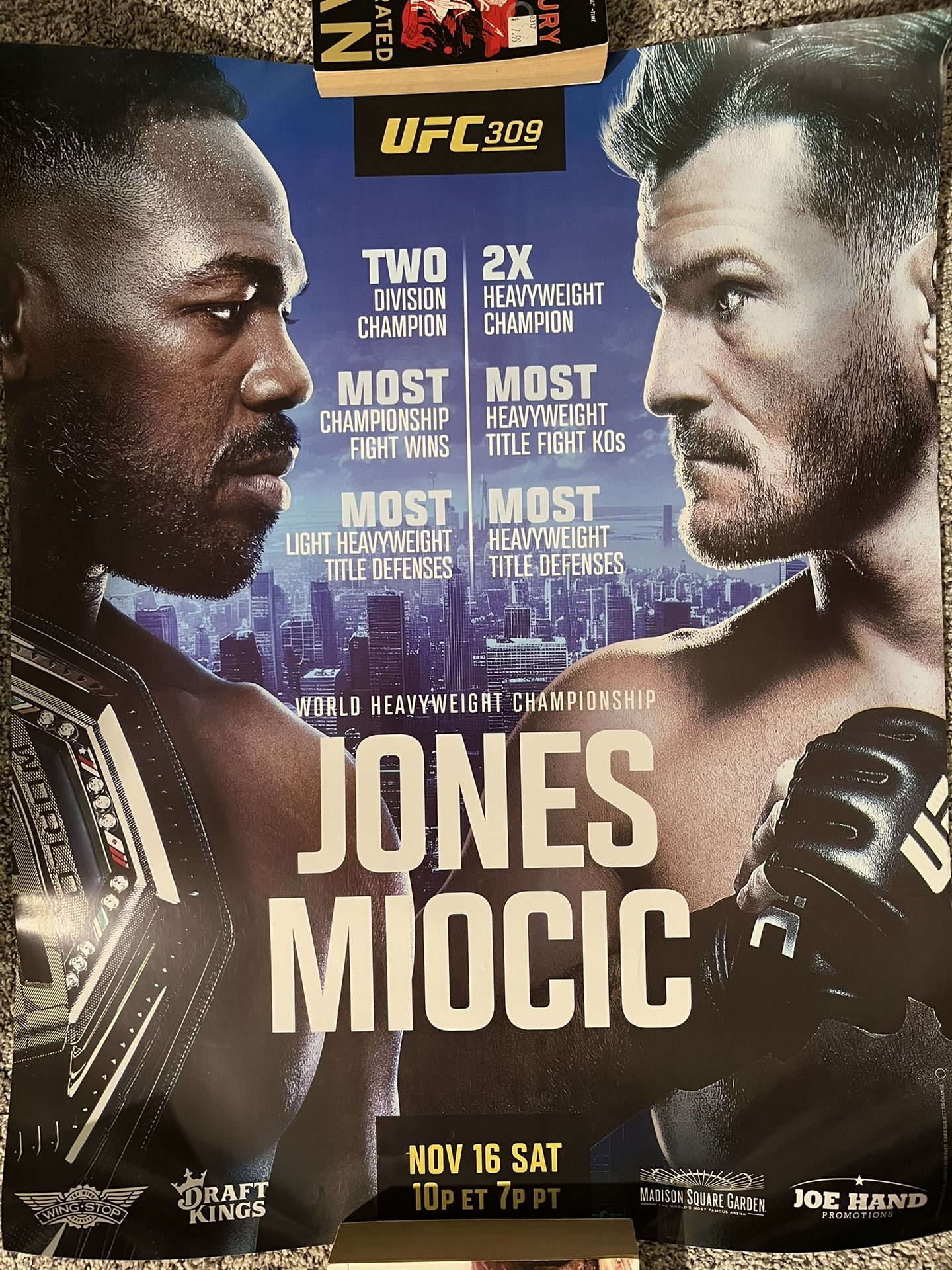 UFC 309 Poster