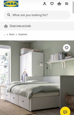 Daybed with 3 drawers and 2 mattresses