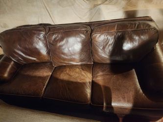 Leather couch