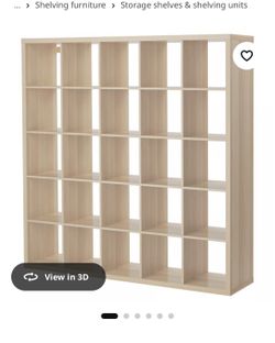 IKEA Shelf Kallax Cube White
