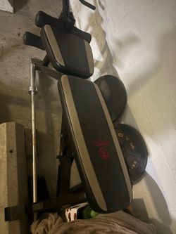 Weight bench set