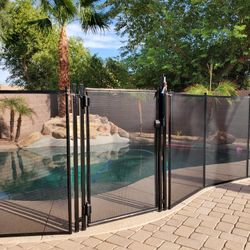Pool Fence, Mesh And Iron